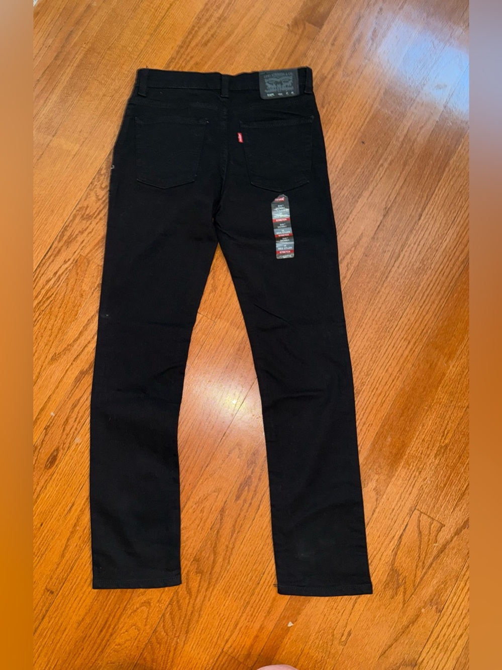 Levi's Men's Black Slim Straight Jeans